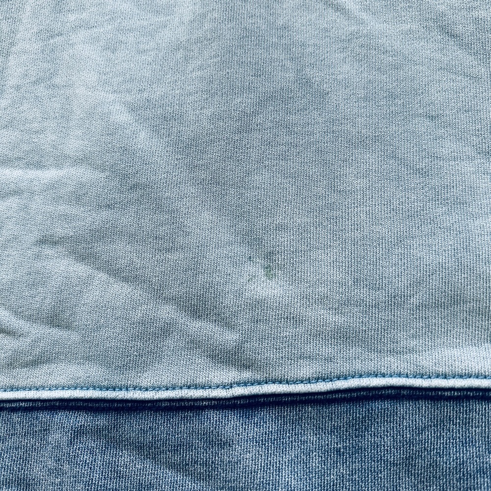 Tommy Hilfiger Denim Hoodie Mens Large Blue Faded EUC - Picture 7 of 8